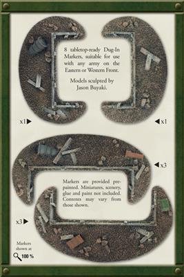Flames of War: Entrenchments Dug in Markers 2