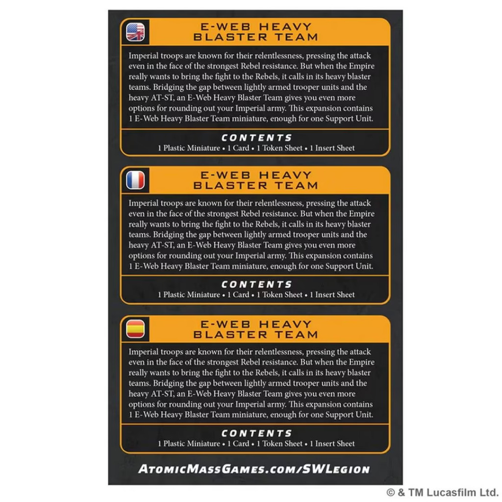 Star Wars: Legion - E-Web Heavy Blaster Team 2