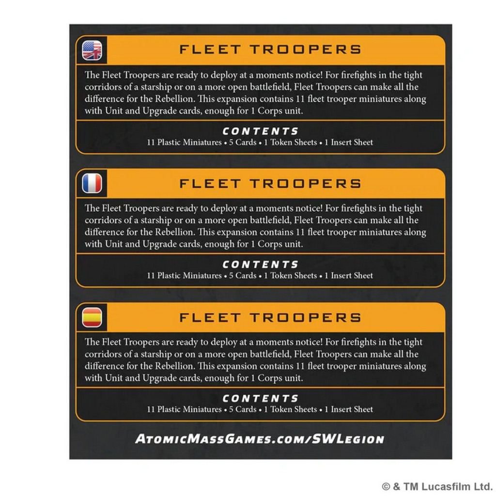Star Wars: Legion - Fleet Troopers 2