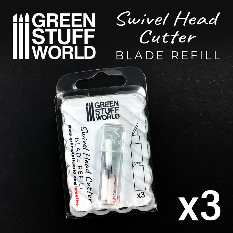 Swivel Head Refill Blades - Pack x3 3