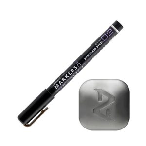 Metallic Series Markers - Stainless Steel 1