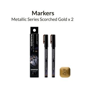 Metallic Series Markers - Scorched Gold (2) 1