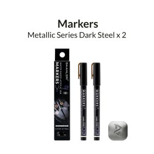 Metallic Series Markers - Dark Steel (2) 1