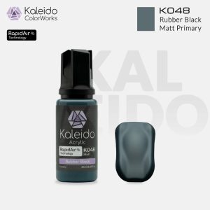 Kaleido Colorworks - Rubber Black 20ml Pack of 6 1