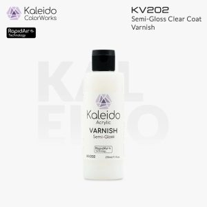 Kaleido Colorworks - Clear Coat Semi Gloss Varnish 210ml Pack of 6 1