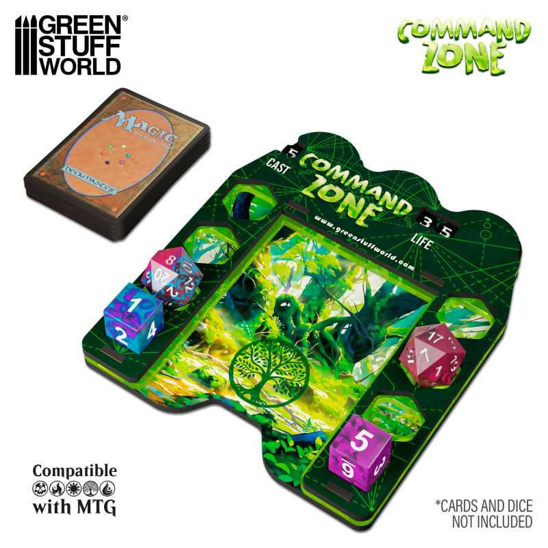 Command Zone Tray - Forest 1