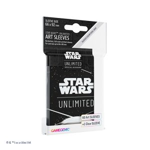 Star Wars: Unlimited Art Sleeves - Card Back White 1