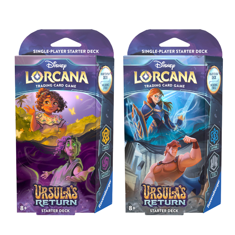 Disney Lorcana Trading Card Game Seris 4: Ursula's Return - Starter Deck 1