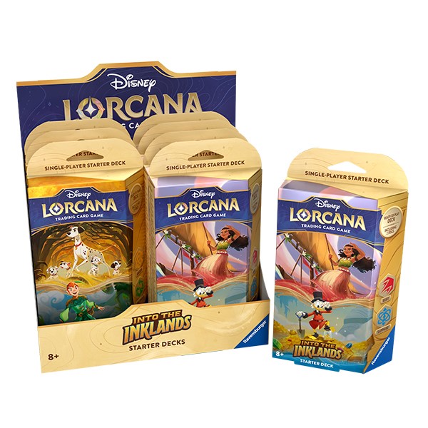 Disney Lorcana Trading Card Game Series 3: Into the Inklands - Starter Deck 1