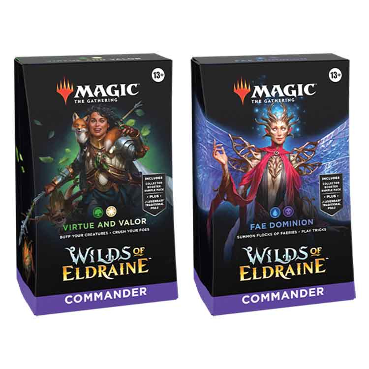 Magic: The Gathering - Wilds of Eldraine Commander Deck Display (4) 1