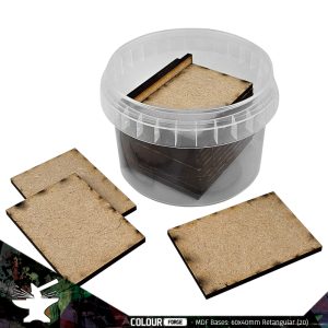 MDF Bases - 60x40mm Rectangular (18) 1