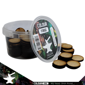 MDF Bases - 25mm Round (100) 1