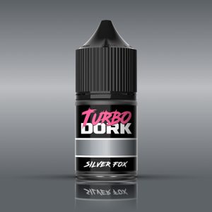 Turbo Dork: Silver Fox Metallic Acrylic Paint 22ml Bottle 1