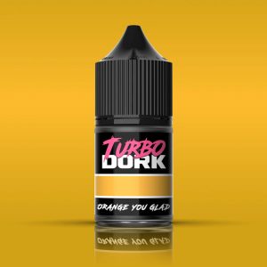 Turbo Dork: Orange You Glad Metallic Acrylic Paint 22ml Bottle 1