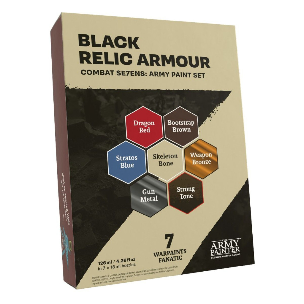 The Army Painter Combat Se7ens: Black Relic Armour 1