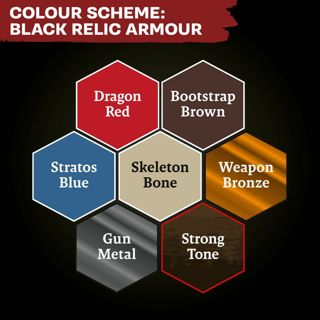 The Army Painter Combat Se7ens: Black Relic Armour 3