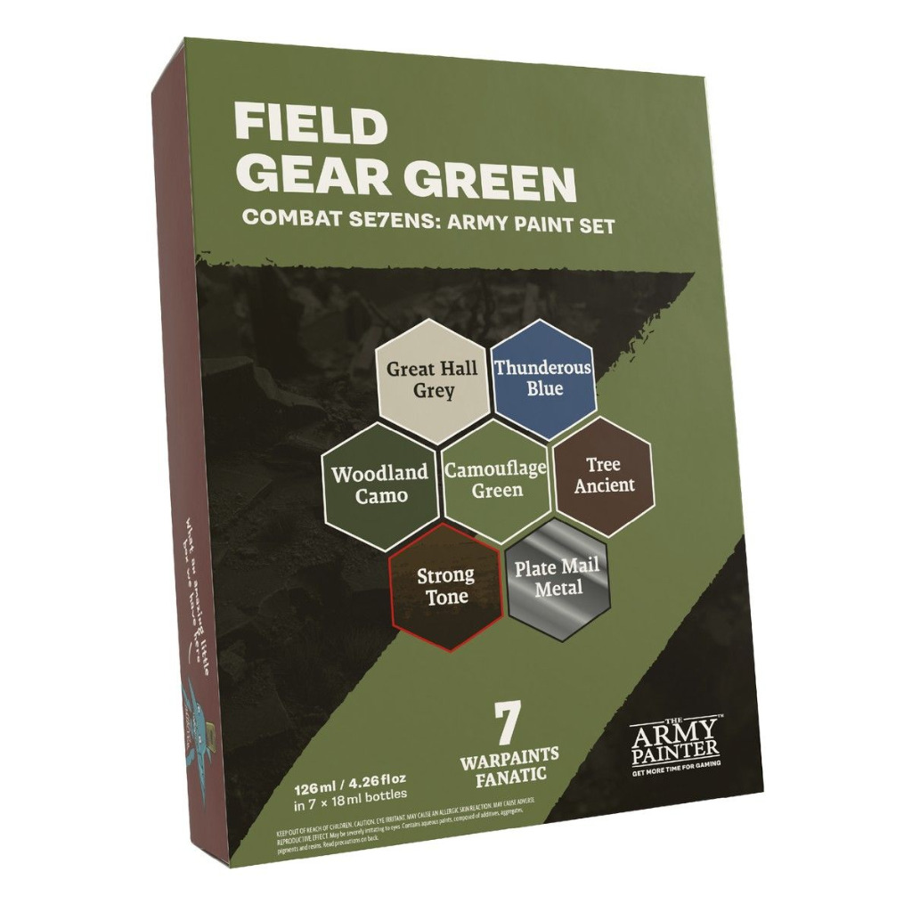 The Army Painter - Combat Se7ens: Field Gear Green 1