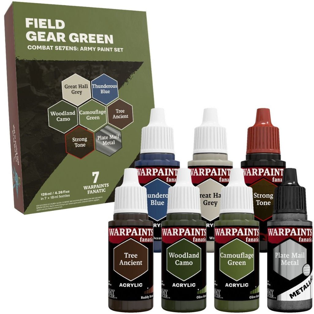 The Army Painter - Combat Se7ens: Field Gear Green 2