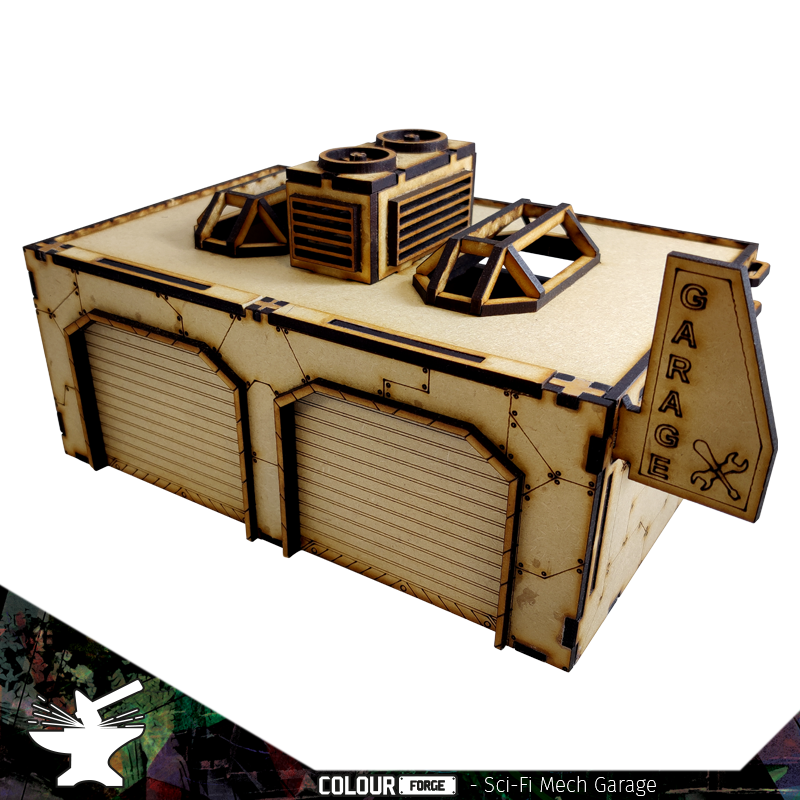 Sci-Fi Mech Garage 1