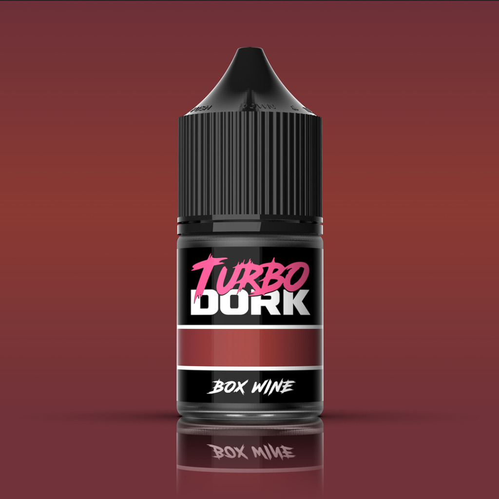 Turbo Dork: Box Wine Metallic Acrylic Paint 22ml Bottle 1