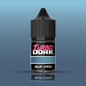 Turbo Dork: Blue Steel Metallic Acrylic Paint 22ml Bottle 1