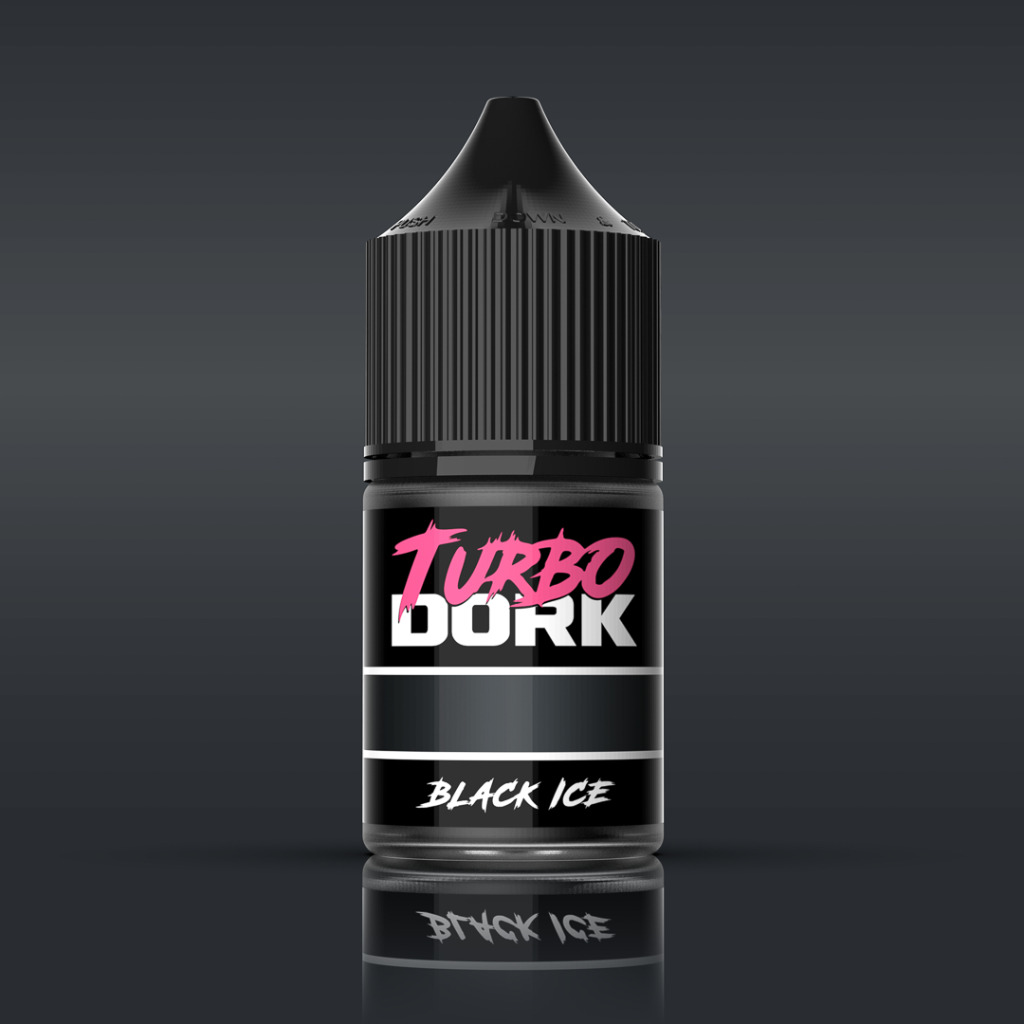 Turbo Dork: Black ICE Metallic Acrylic Paint 22ml Bottle 1