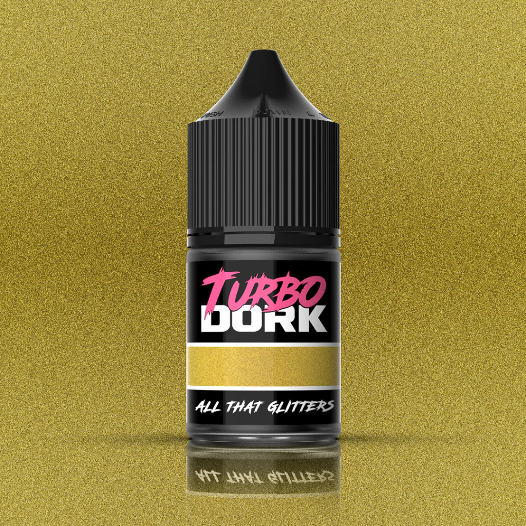 Turbo Dork: All That Glitters Metallic Acrylic Paint 22ml Bottle 1