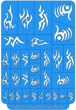 Dark Tribal Space Elves - Style 2 1