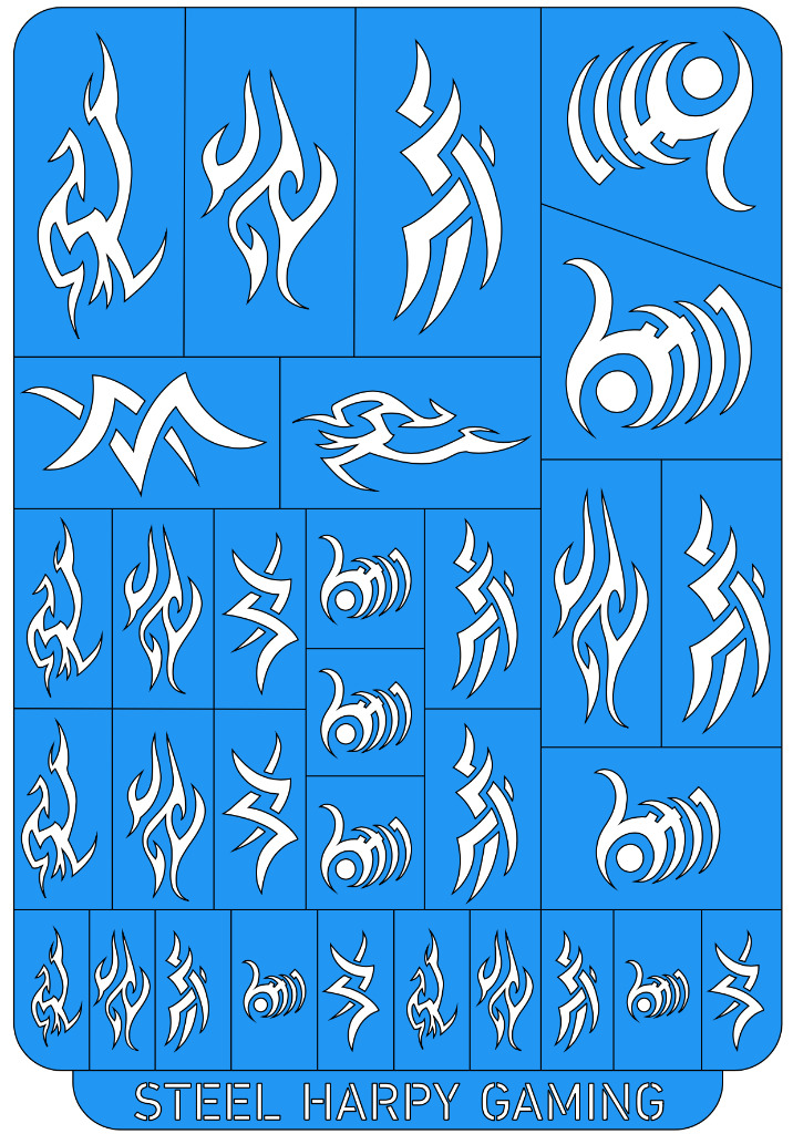 Dark Tribal Space Elves - Style 2 1