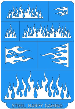 Flames - Large 1