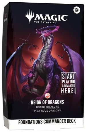 MTG: Foundations Starter Commander Deck - Reign of Dragons 1