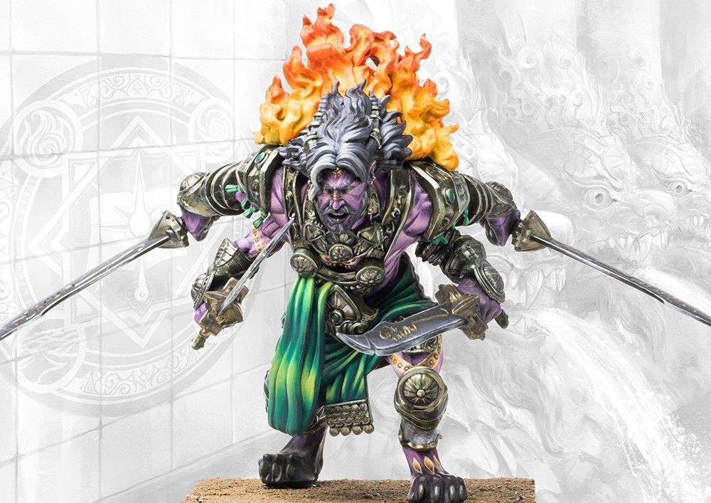 Sorcerer Kings: Rakshasa Bakasura with Swords 2