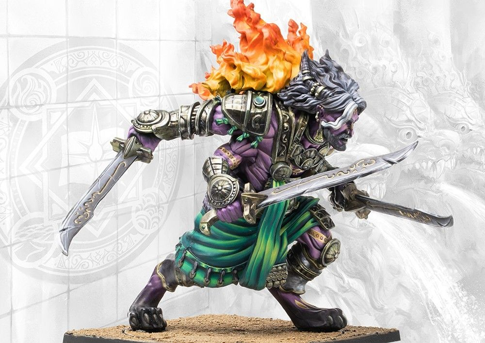 Sorcerer Kings: Rakshasa Bakasura with Swords 3