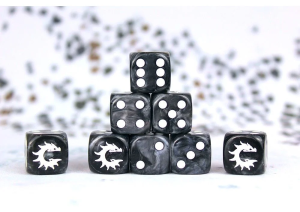 Conquest: Conquest Logo on Black Dice 1