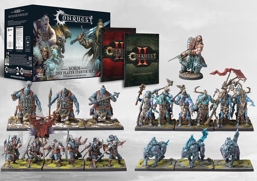Conquest: Nord 1 Player Starter Set (31 Miniatures) 2