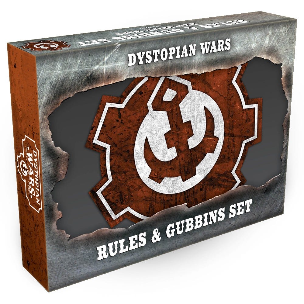 Dystopian Wars Rules & Gubbins Set - English 1