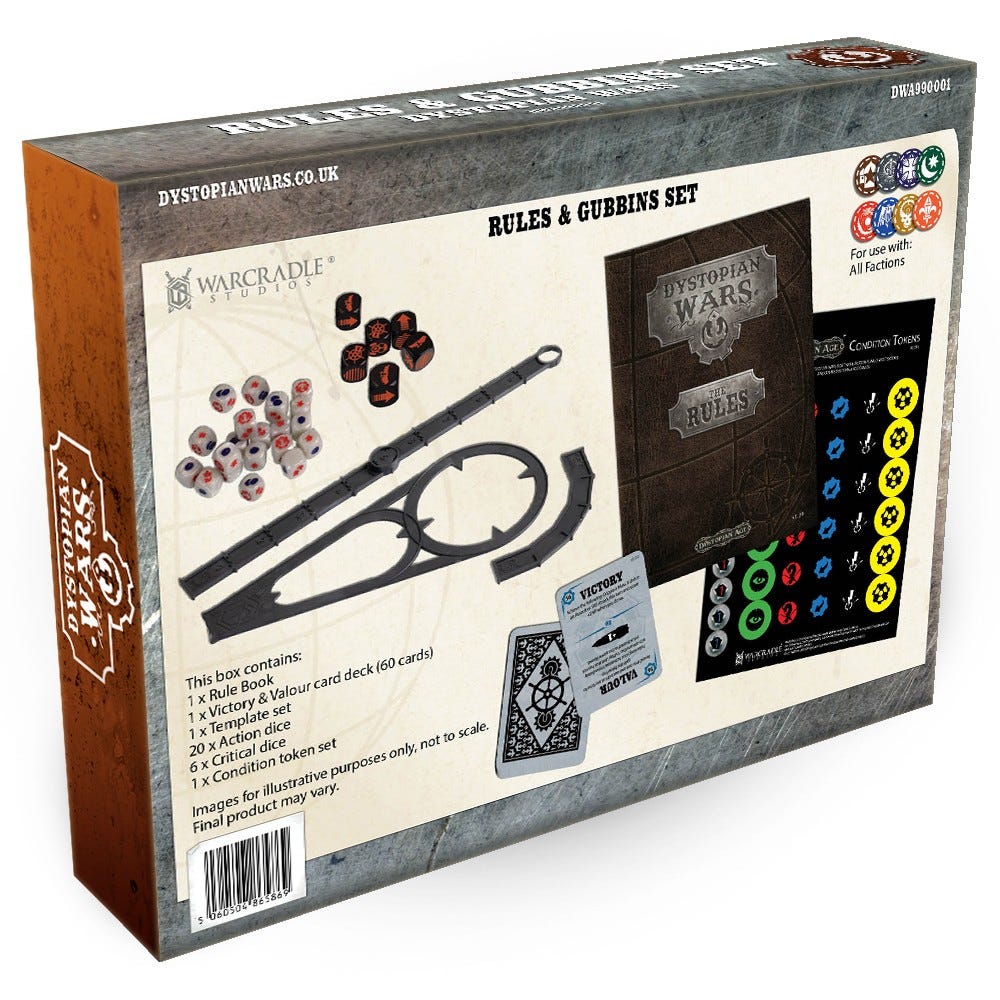 Dystopian Wars Rules & Gubbins Set - English 2