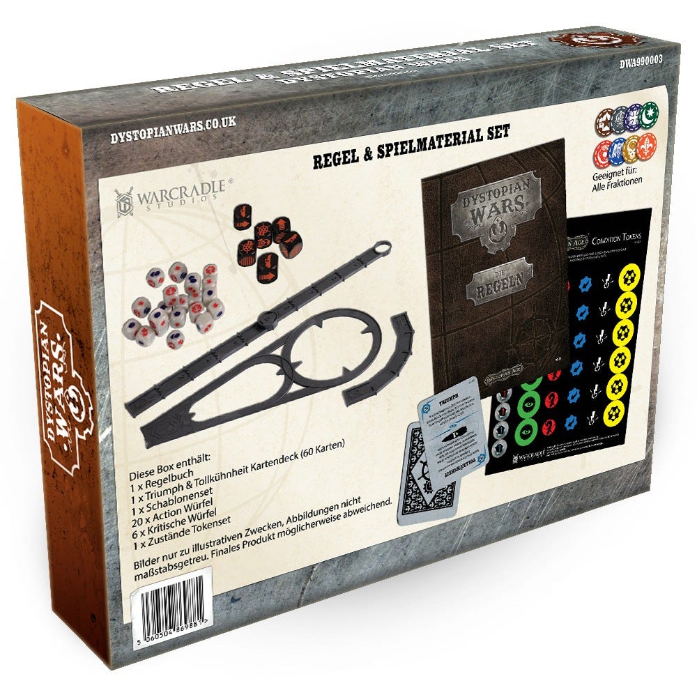 Dystopian Wars Rules & Gubbins Set - German 2