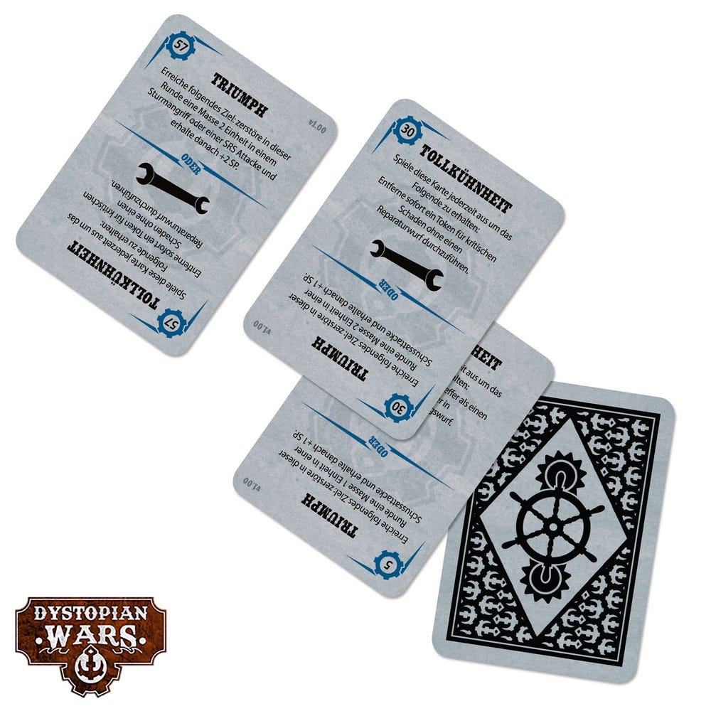 Dystopian Wars Rules & Gubbins Set - German 5