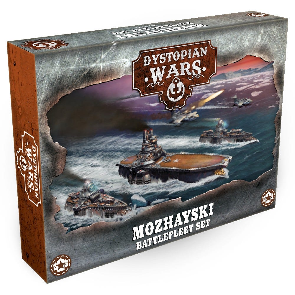 Dystopian Wars Mozhayski Battlefleet Set 1