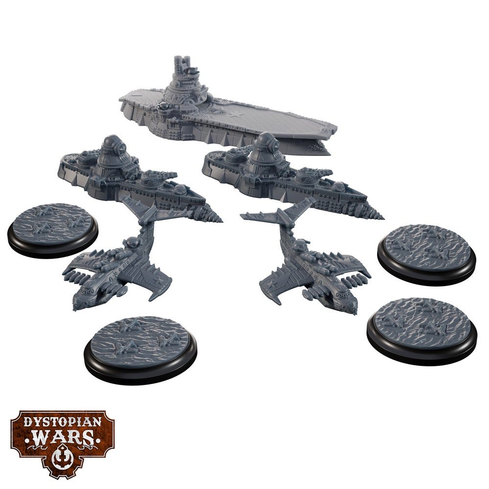 Dystopian Wars Mozhayski Battlefleet Set 2
