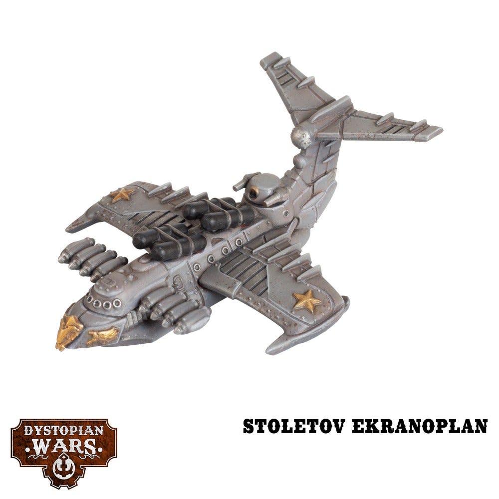 Dystopian Wars Mozhayski Battlefleet Set 6