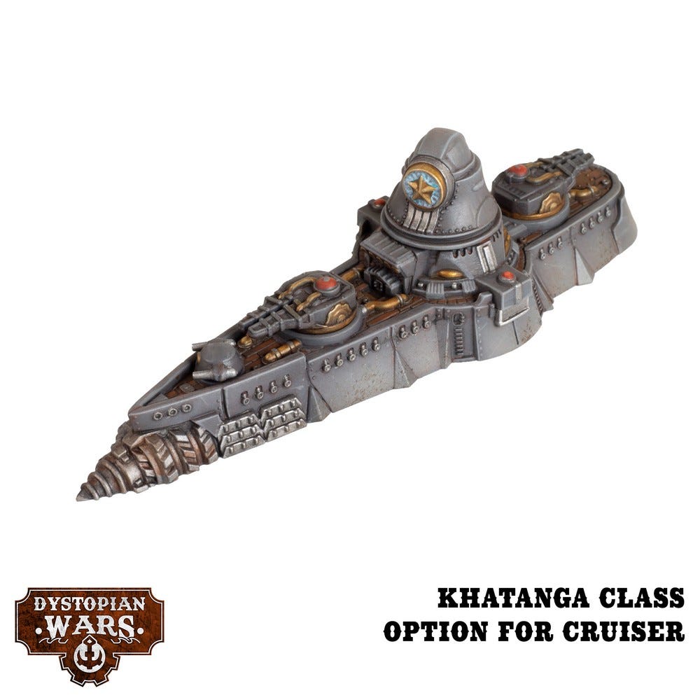 Dystopian Wars Mozhayski Battlefleet Set 7