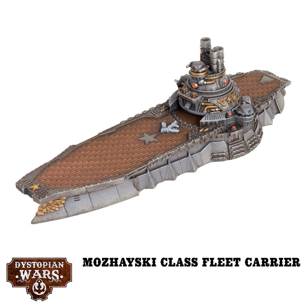 Dystopian Wars Mozhayski Battlefleet Set 8