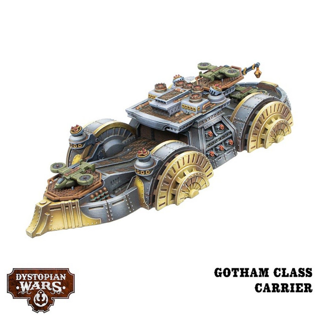 Dystopian Wars: Gotham Battlefleet Set 3