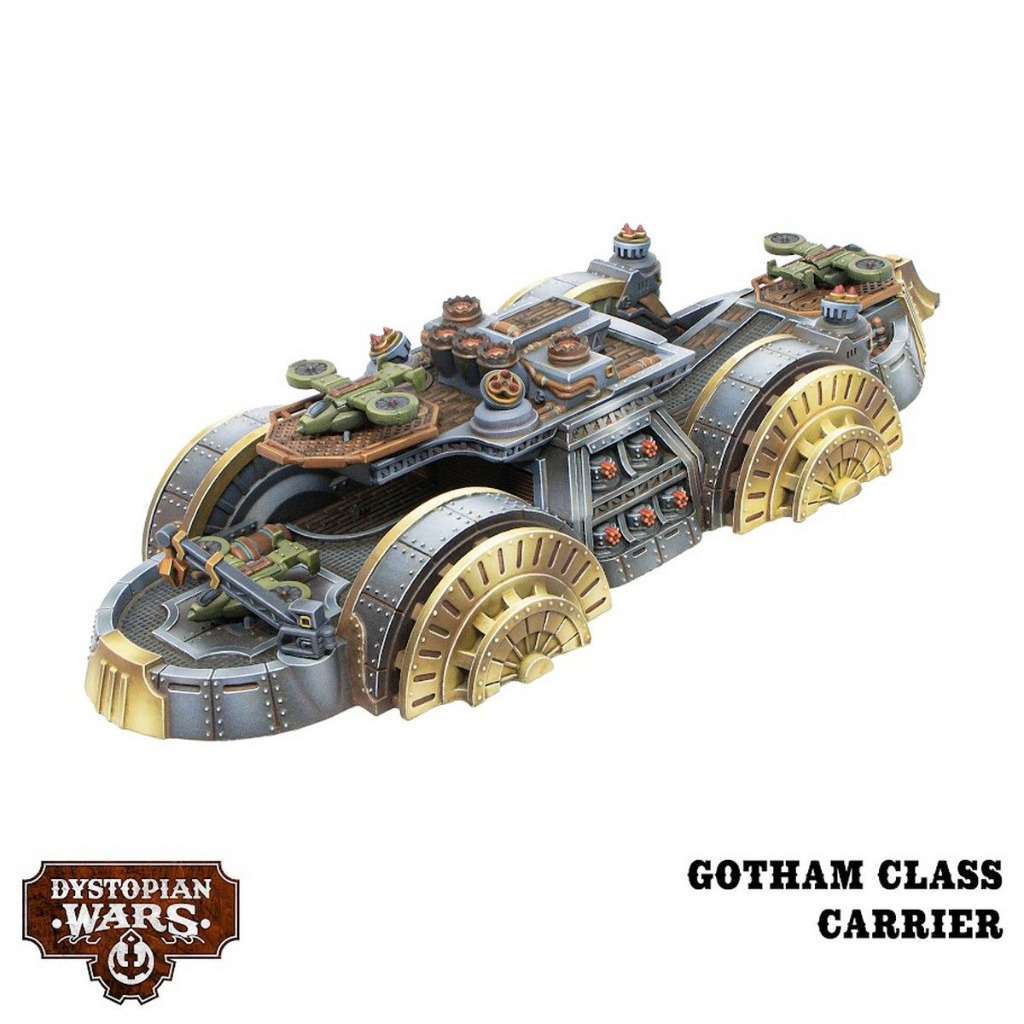 Dystopian Wars: Gotham Battlefleet Set 4