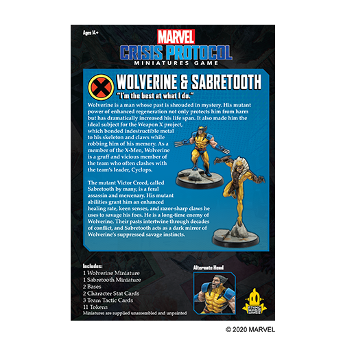 Marvel Crisis Protocol: Wolverine and Sabretooth 4