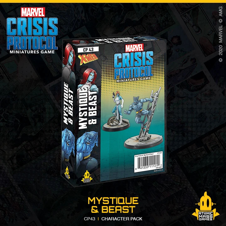 Marvel Crisis Protocol: Mystique and Beast 1