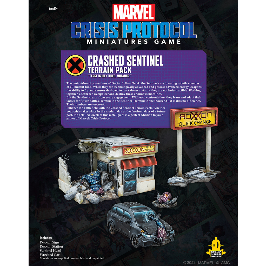 Marvel Crisis Protocol: Crashed Sentinel Terrain Expansion 3