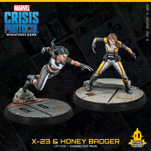Marvel Crisis Protocol: X-23 & Honey Badger 2